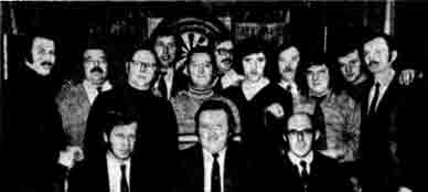 Punchbowl darts team 1974